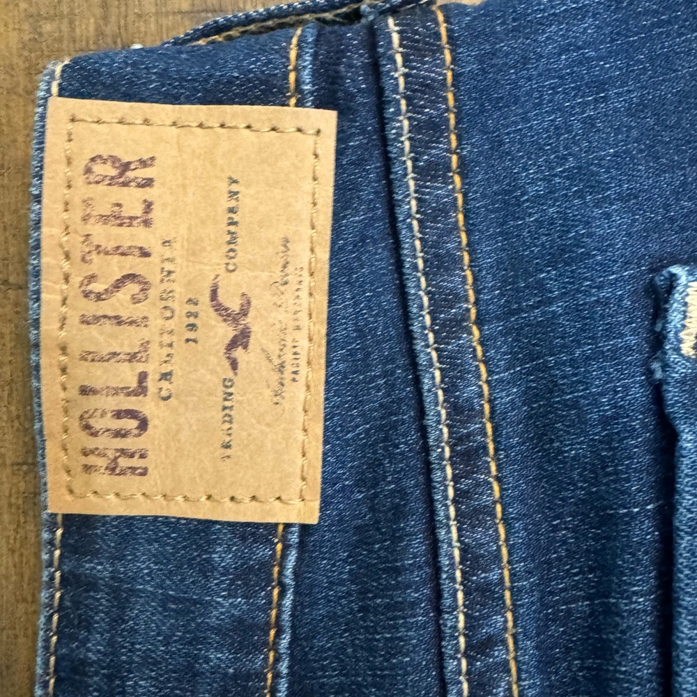 Hollister Dark Blue Y2K Low Rise Jeans - Picture 7 of 13